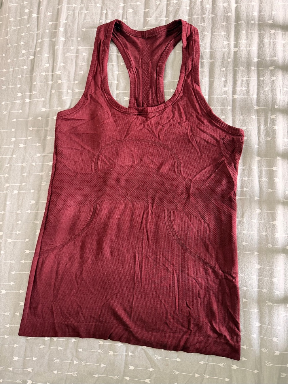 lululemon athletica Maroon Racerback Tank